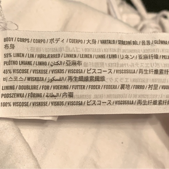 Abercrombie & Fitch Tie Strap Linen Jumpsuit M - Picture 5 of 6